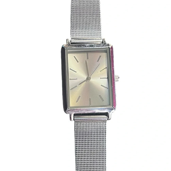 TCK Silver Tone Mesh Ladies Watch - Picture 1 of 10